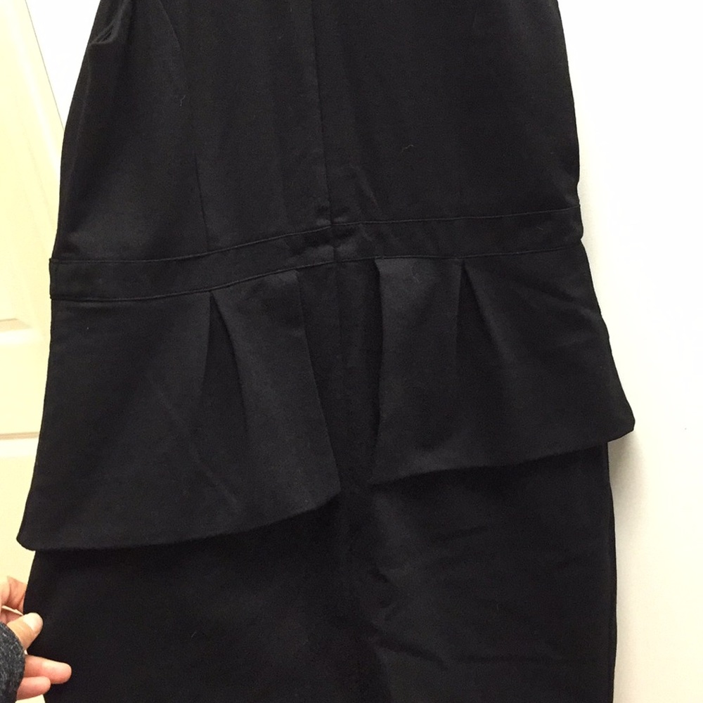 INC Black, Peplum Cocktail Dress - Size 12 - Picture 6 of 7